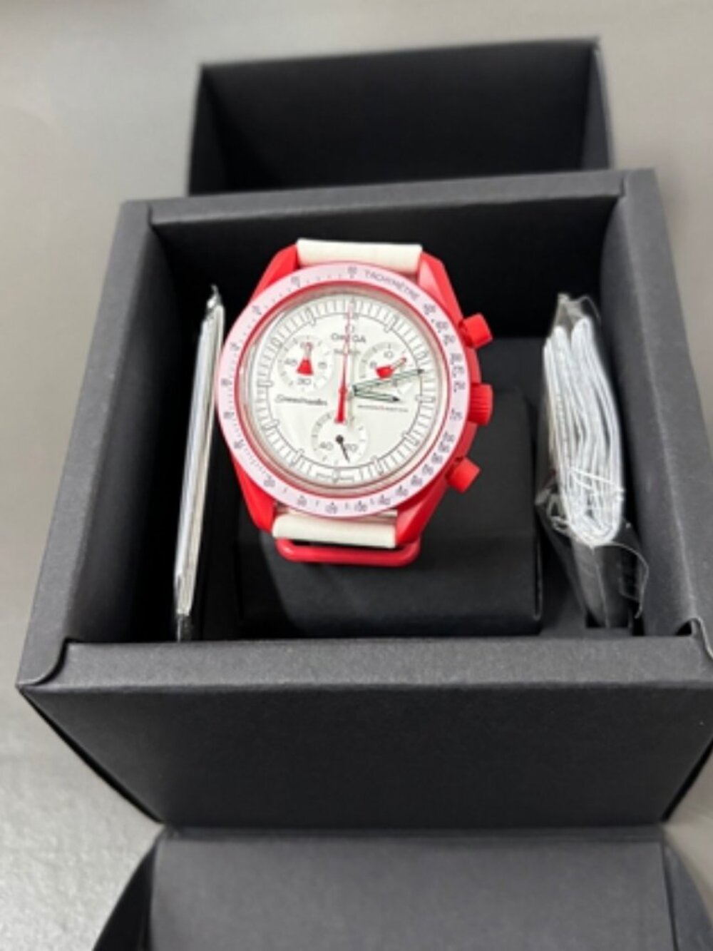 Omega - Red and White - Watch - Mars